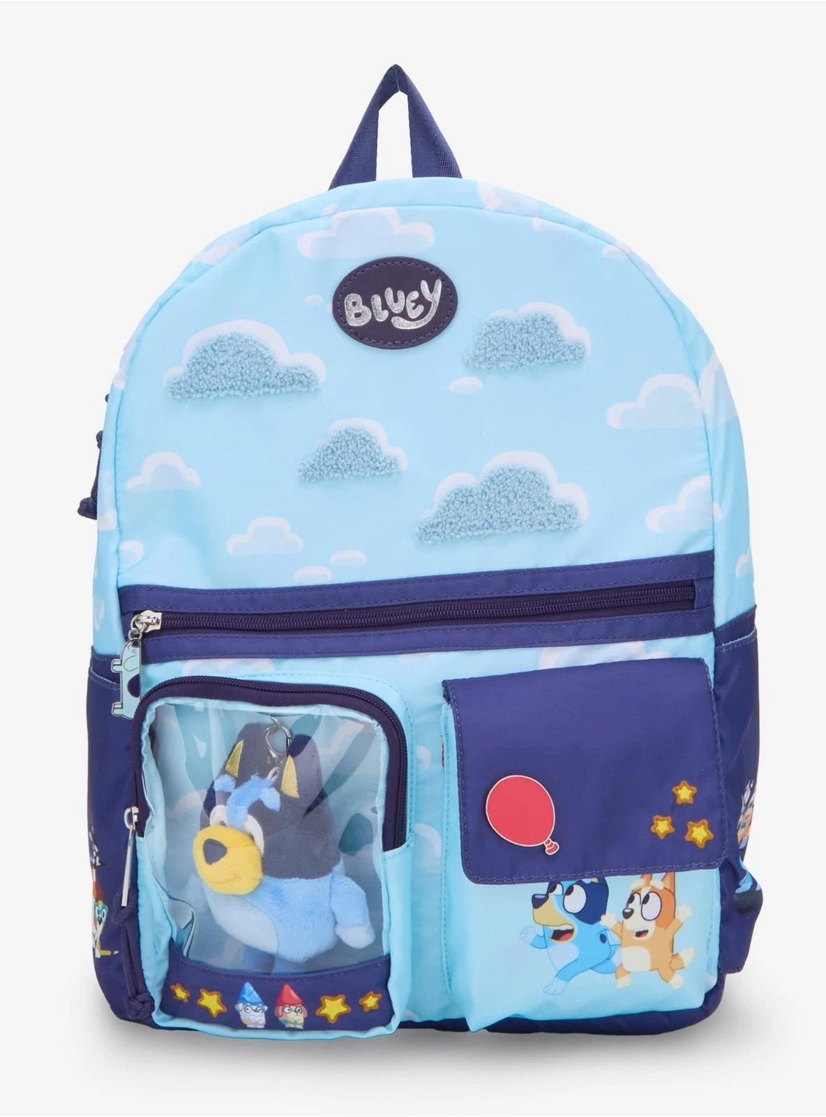 Bluey Backpack With Bluey Plush
