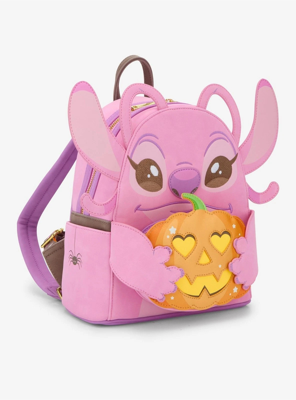 Loungefly Disney Lilo & Stitch Angel Pumpkin Glow In The Dark Backpack BoxLunch